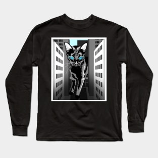 Monster Cat Long Sleeve T-Shirt